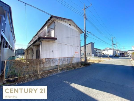 �O�ʓ��H�܂ތ��n�ʐ^ 14-7�@�A�p�[�g��̓n���ƂȂ�܂��I