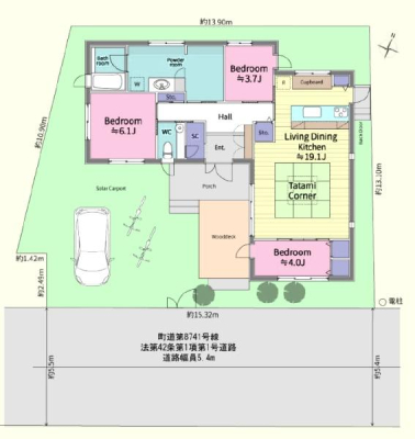 �Ԏ��} �����ʐ�88���Ē��̕������ďZ��I