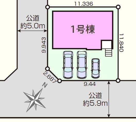 ���} �J�[�X�y�[�X����3�䒓�ԉI