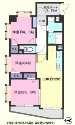 �Ԏ��} �p�����E�z������̗ǂ�3LDK